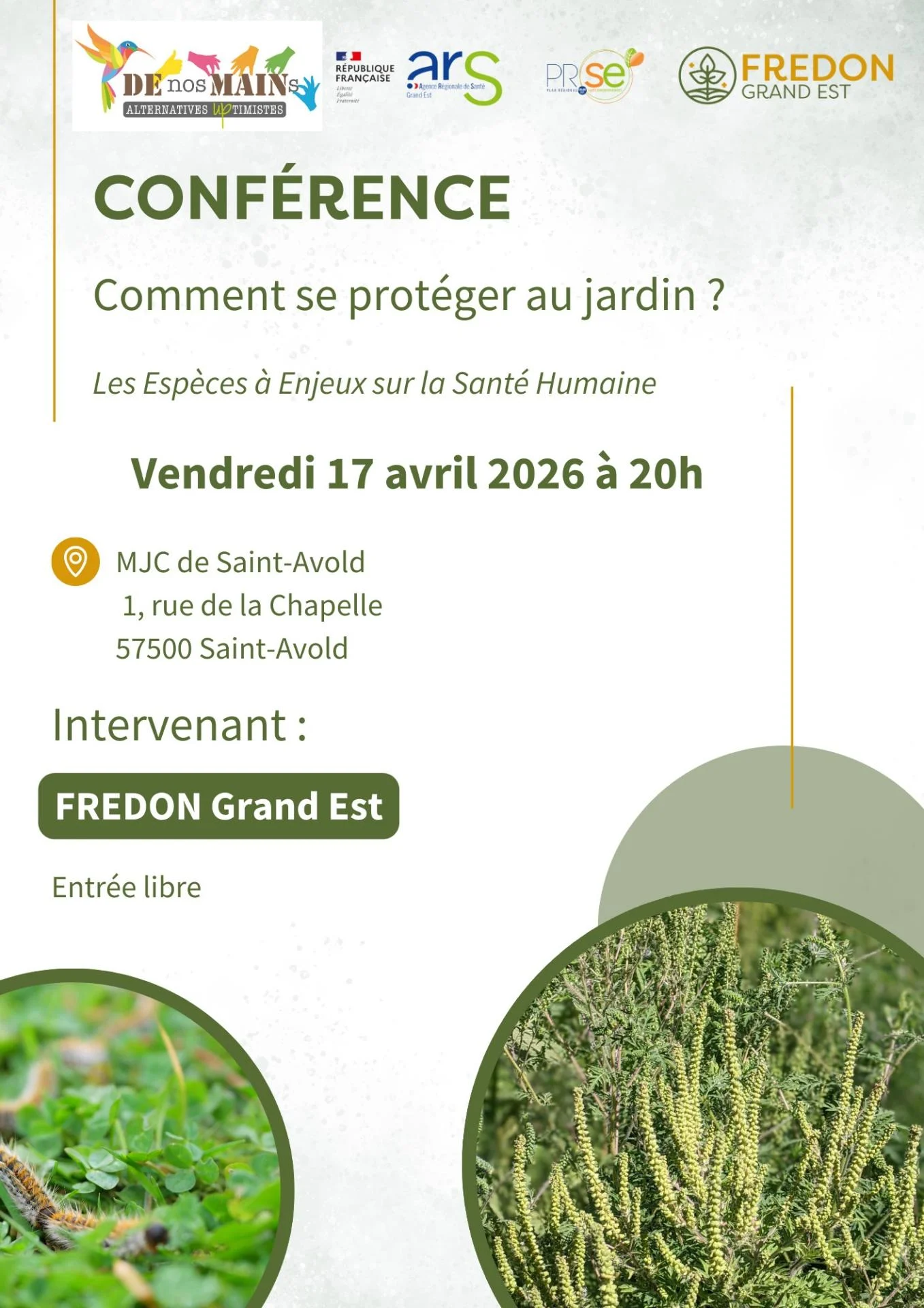 17 avril st a conference eee de nos mains