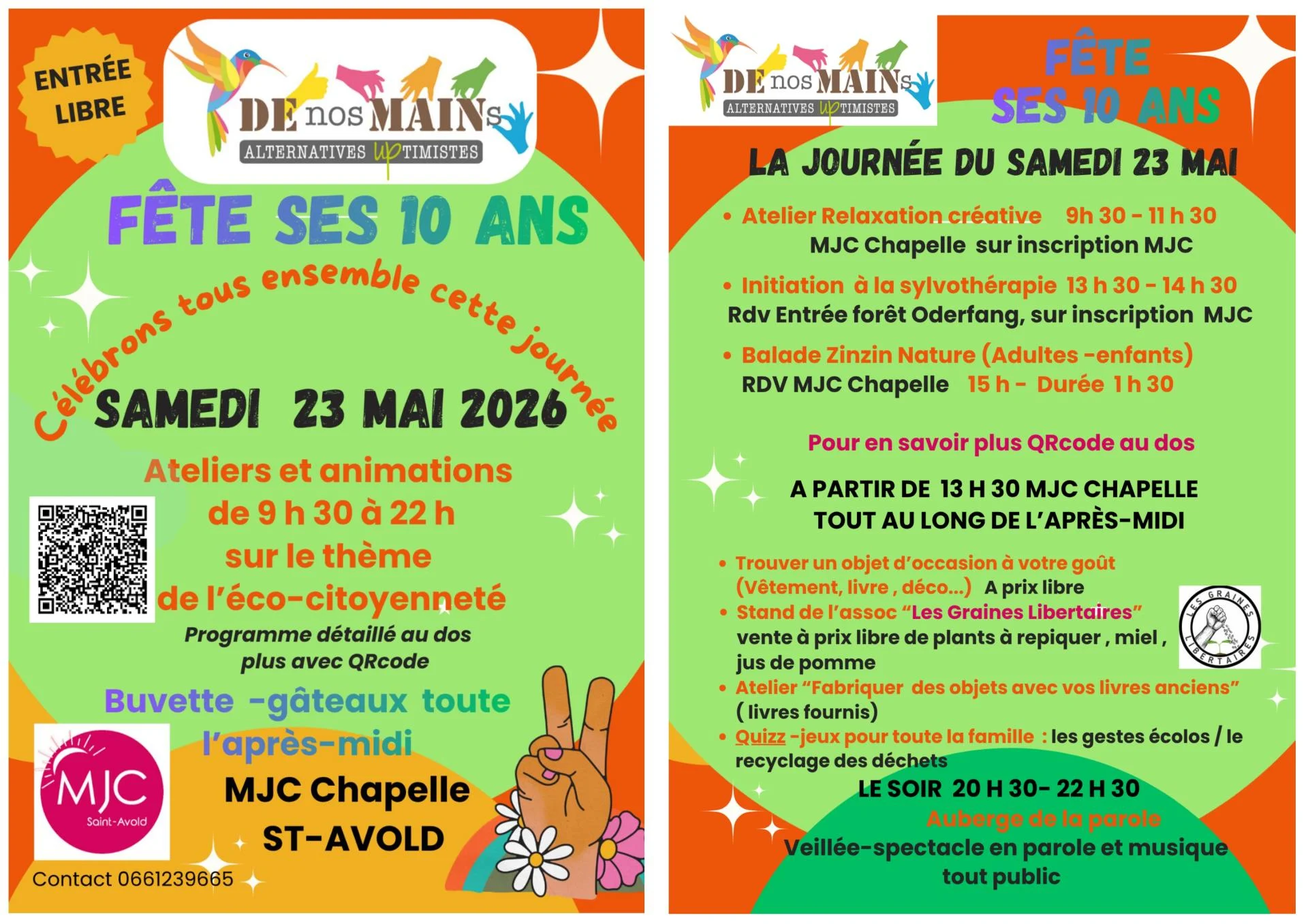 23 mai de nos mains st a journee festive