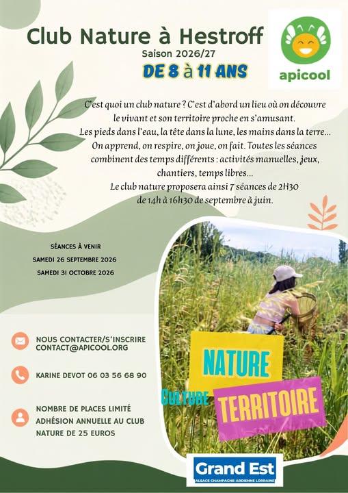26 sept 31 oct club nature apicool