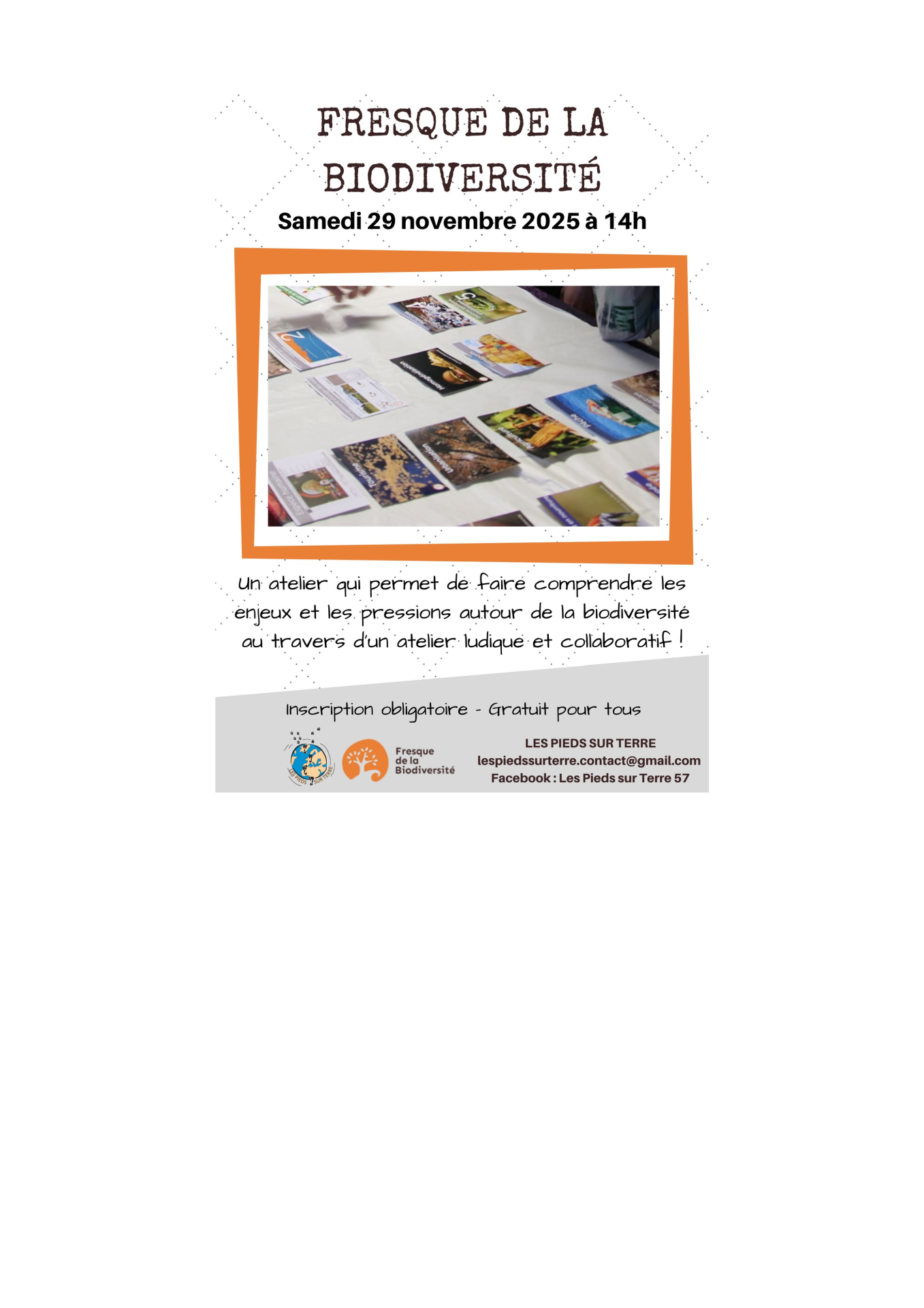 29 nov les pieds sur terre fresque biodiversite