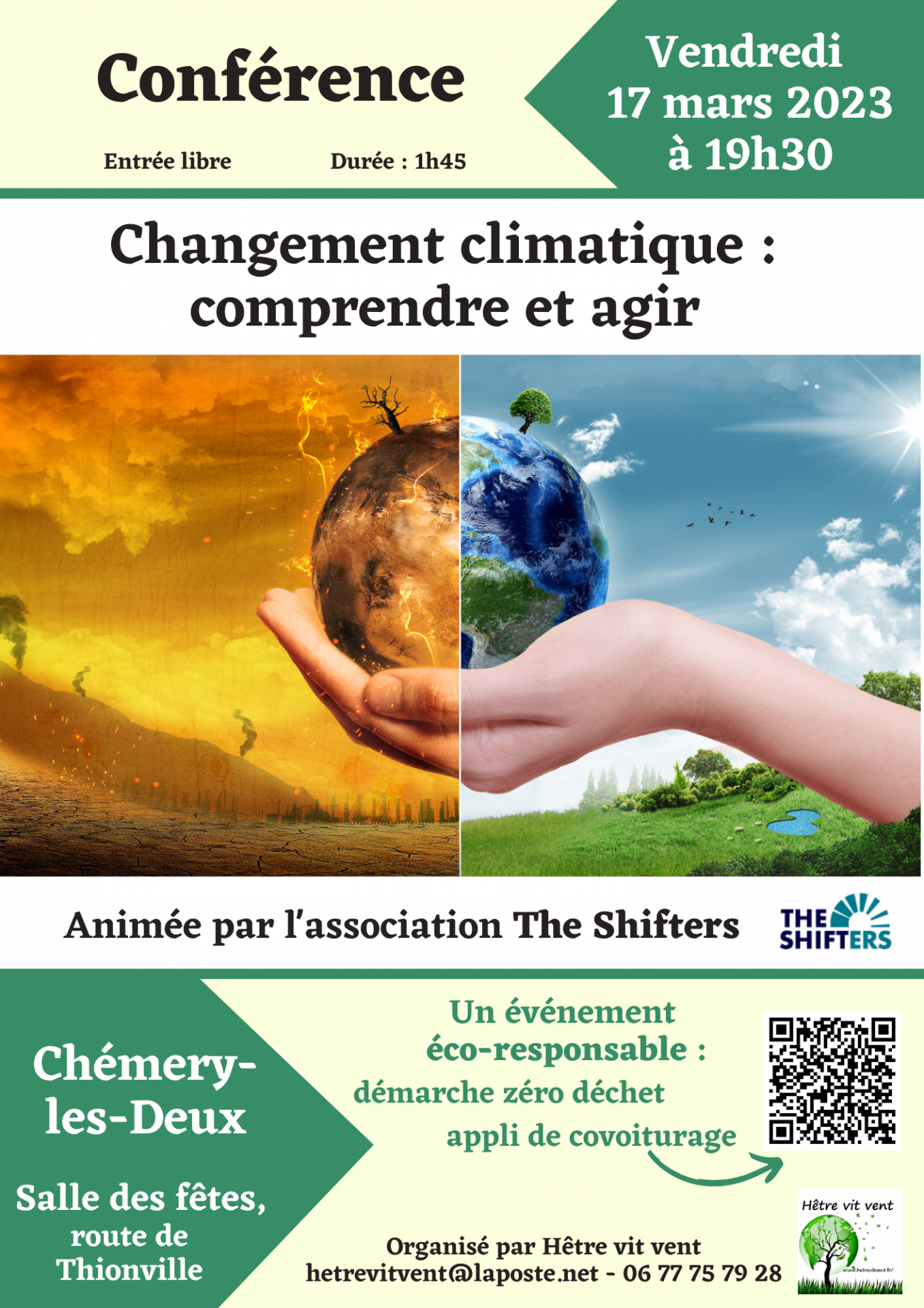 Affiche conference climat