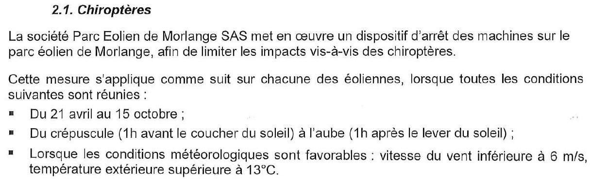 Arrete prefectoral bridage morlange chiropteres 1