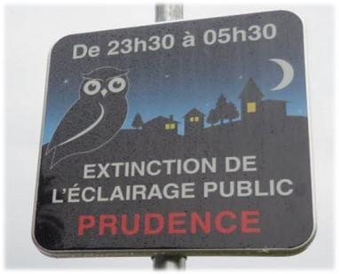 Extinction eclairage public