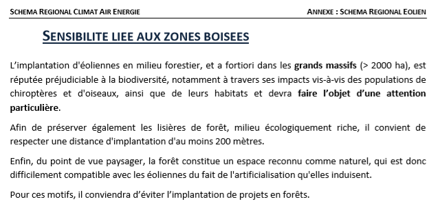 Extrait foret