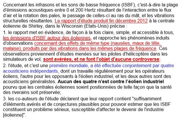 Extrait rapport alain belime 2014