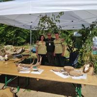 ONF - Amélie, Ornella, Sylvie, Dominique et Tom et leur stand sur les arbres et les forêts