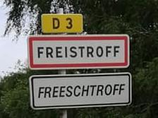 Panneau freistroff