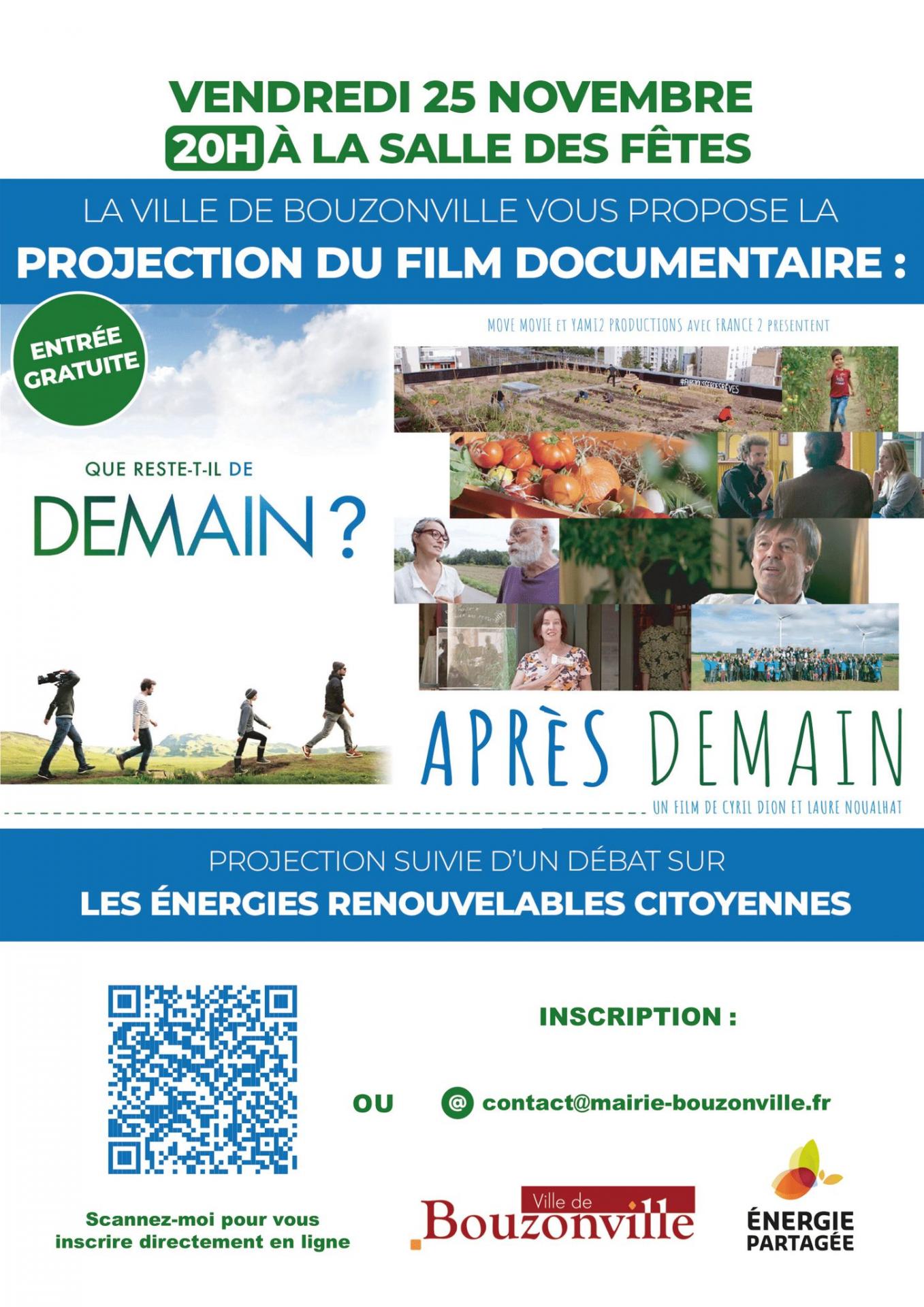 Projection film apres demain