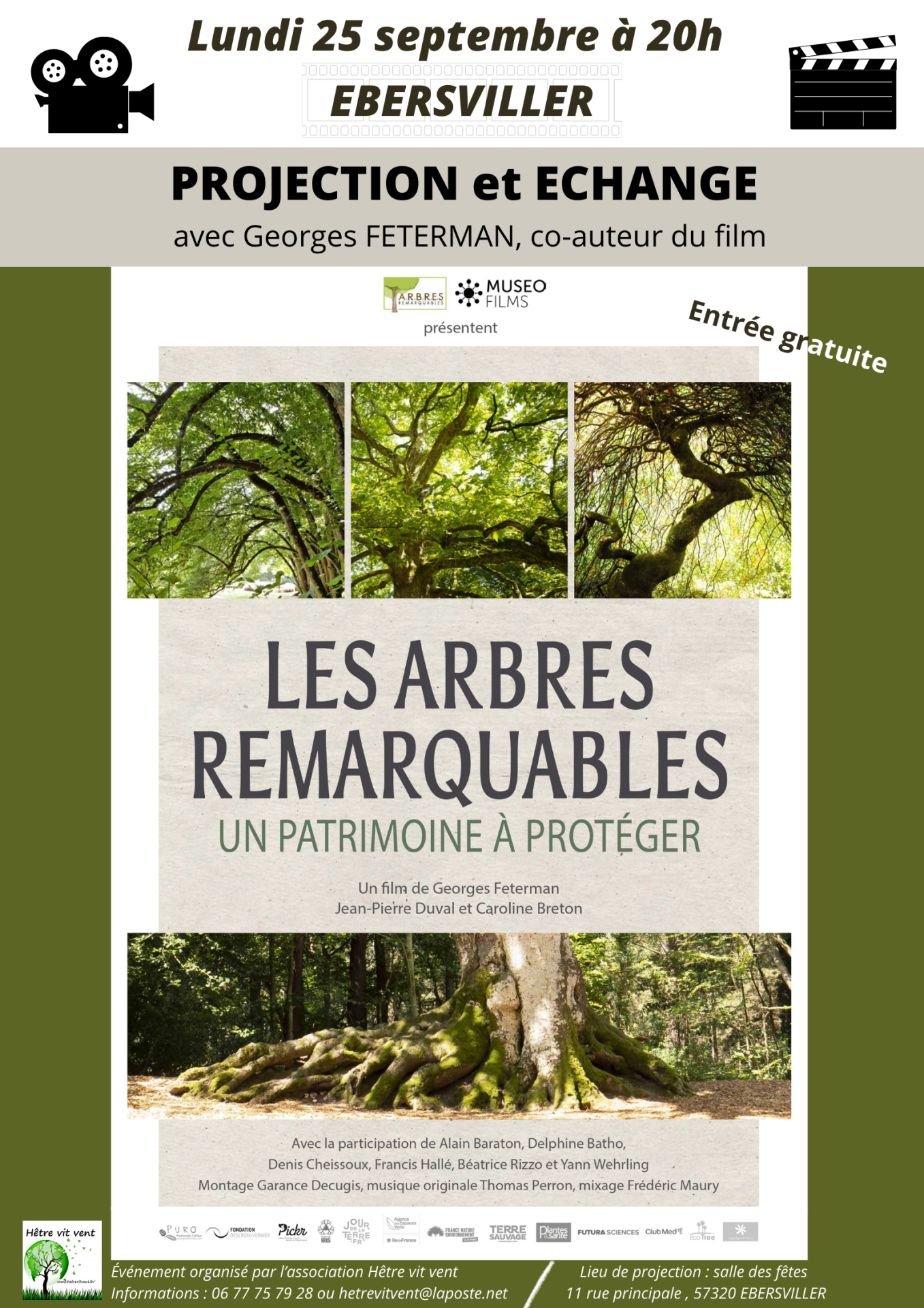 Projection film arbres remarquables png