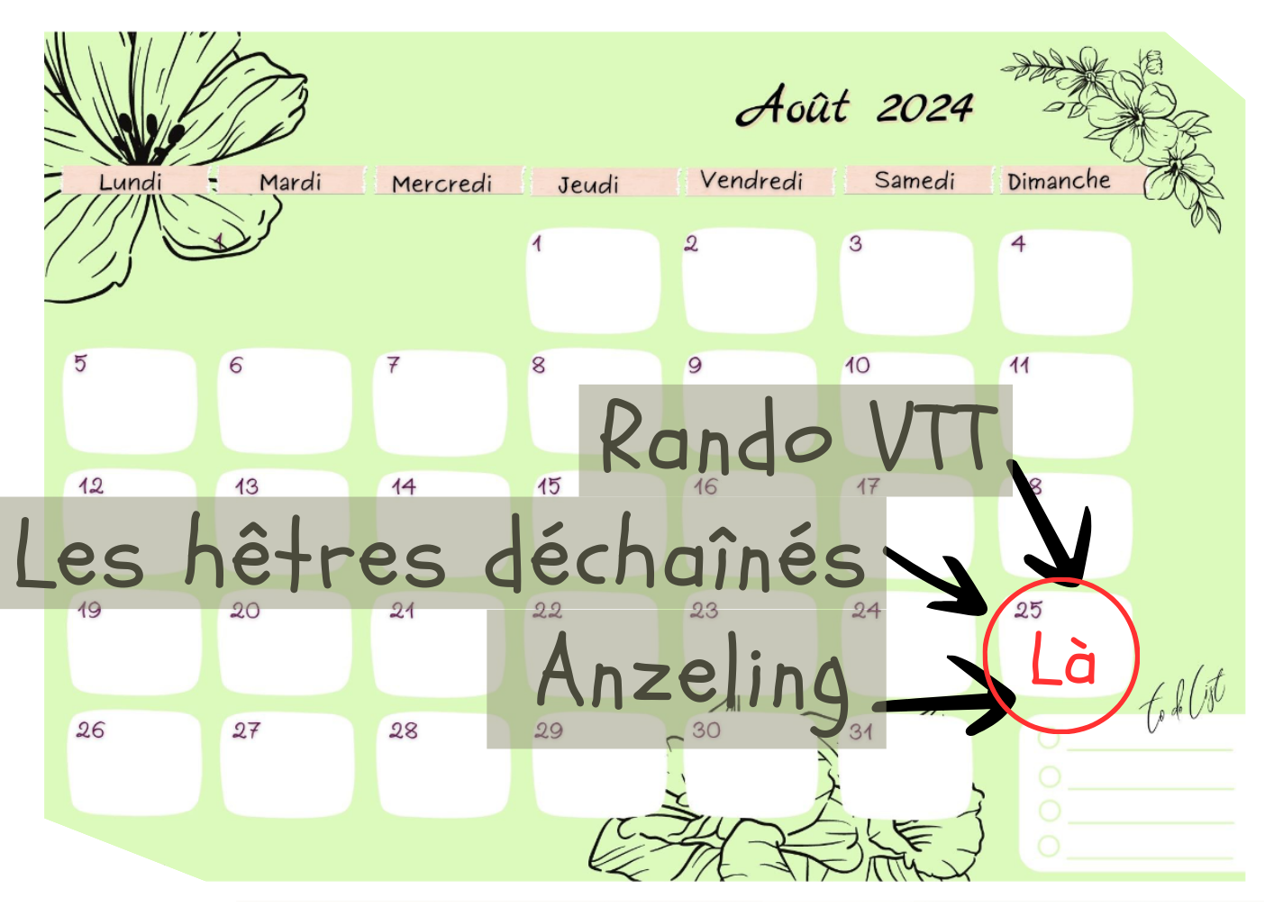 Save the date rando vtt